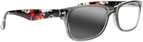 Miniatura 2 de Gafas de sol de lectura con marco rectangular fotocromático de transición bifocal, UV400, para mujer