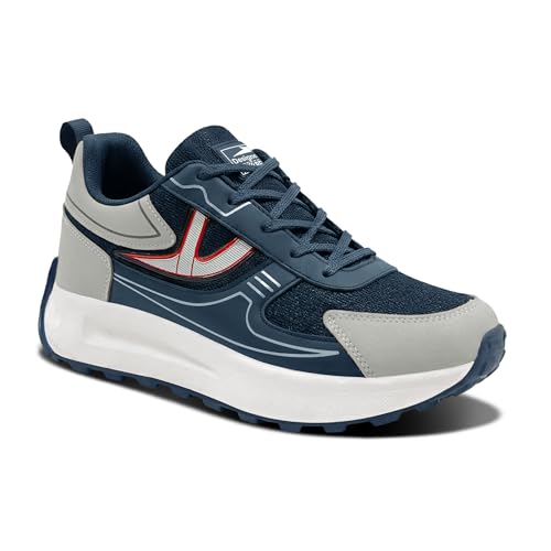 Image of BRUTON Nexor-606 Men's Running Shoes | Lightweight Sports Shoes for Men | Comfortable Walking Jogging Gym Shoes | Breathable Lace-Up Training Footwear