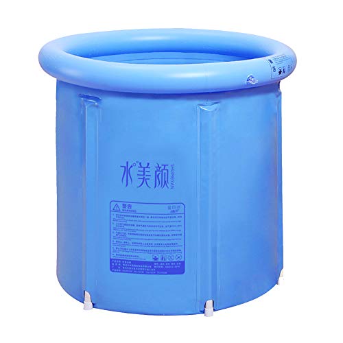 Youdepot Inflatable Portable Plastic Bathtub,PVC Bath Tub Portable Soaking Tub Inflatable Spa For