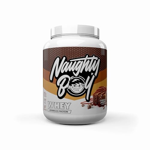 Protéines de lactosérum Naughty Boy Whey Advanced goût brownie