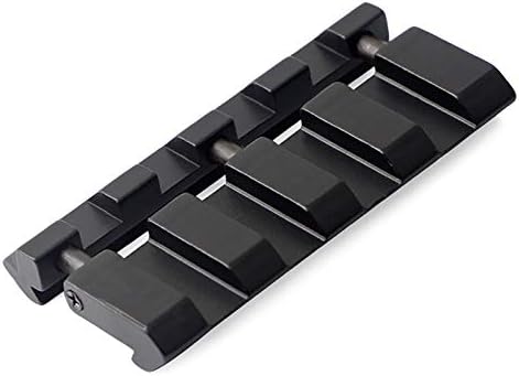 11mm Dovetail to 20mm Picatinny/Weaver Low Pro Snap-in Rail Adaptor 4 Slot & 9 Slot for Red Dot Reflex Holographic Sight Laser Scope and Other Optics