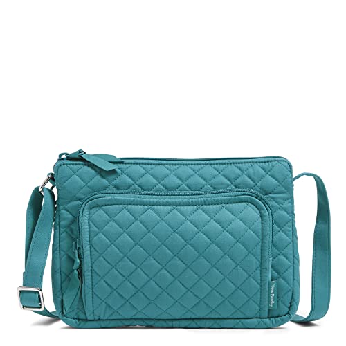 Image of Vera Bradley Women's Cotton Little Hipster Crossbody Purse with RFID Protection