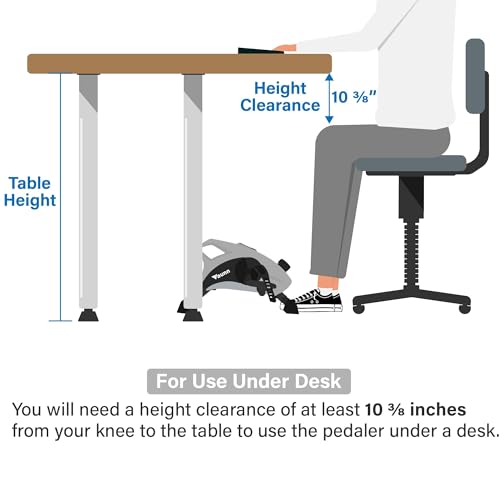 Image of Vaunn Foldable Compact Professional Wrist Arm Leg Strengtheners Pedal Exerciser with Electronic Display for Indoor Exerciser and Physical Therapy