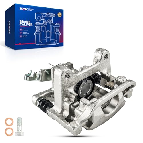 Image of KAX Rear Left Brake Caliper Compatible with Volkswagen Passat 2015-2022 | Volkswagen Golf 2015-2021, Volkswagen Golf SportWagen 2015-2019, Volkswagen GTI 2017-2018, #19B7272 Brake Caliper