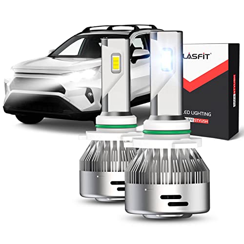 Lasfit 2022 New 9012 Hir2 Led Bulbs 6000K White Conversion Kit Halogen Replacement, Plug And Play, 2 Bulbs #TOP23