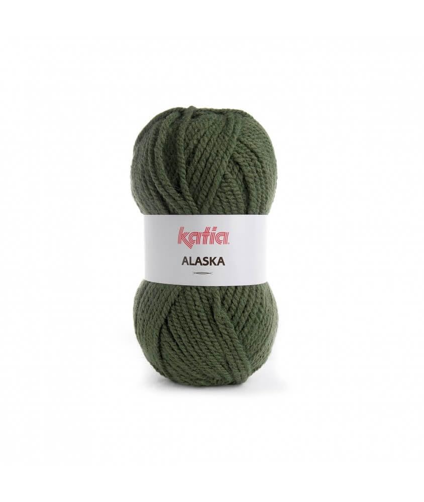Lanas Katia Alaska Ovillo de Color Musgo