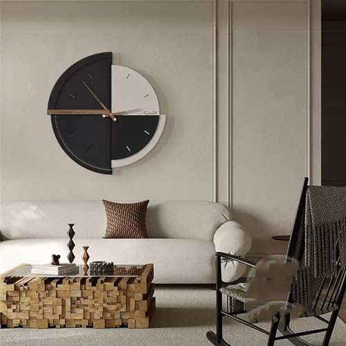 Horloge murale rétro salon simple et moderne pour chambre à coucher