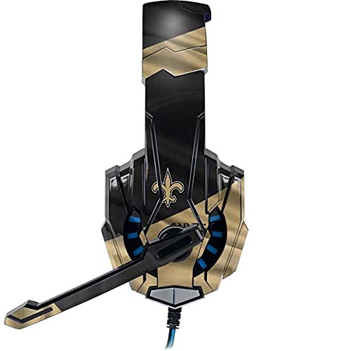Skinit Decal Skin Compatible with BENGOO G9000 Gaming Headset - Officially Licensed NFL New Orleans Saints Design