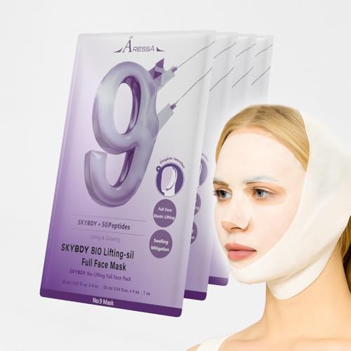 ARESSA SKYBDY BIO Lifting-Sil Full Face Mask | NAD+, NMN, Collage...