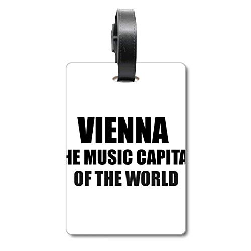 Étiquette pour valise Vienna Music Capital voyagez avec style