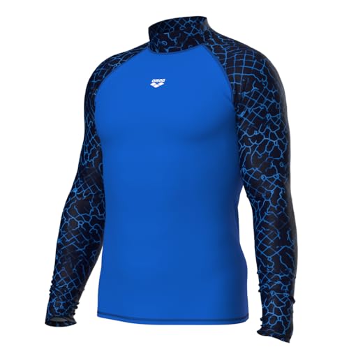 Arena Rash Vest L/S Allover camiseta acuática elástica de secado rápido