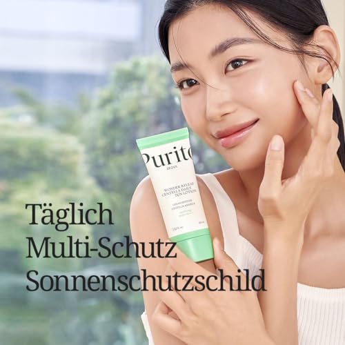 PURITO Wonder Releaf Centella Daily Sun Lotion SPF50+ PA++++, 60 ml, leicht, nicht weißer Gips, UVA- und UVB-Schutz, K-Beauty 5