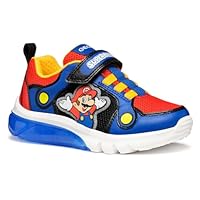 Geox J CIBERDRON Boy F, Zapatillas, Royal/Red, 25 EU