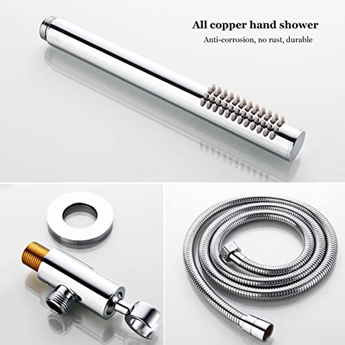Douche à main haute pression combo de douche 8 pouces en chrome