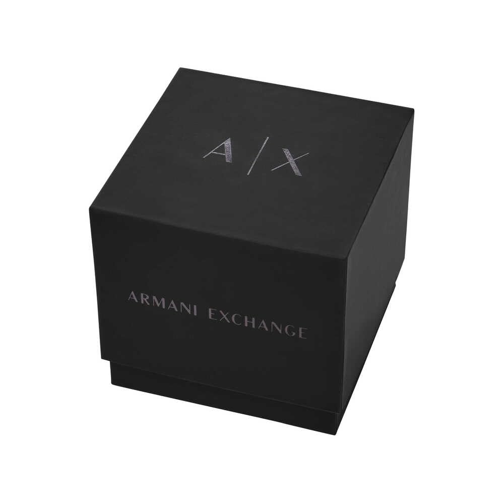 Armani Exchange Orologio da donna, Movimento automatico a tre lancette e cassa da 36 mm con cinturino in acciaio inossidabile