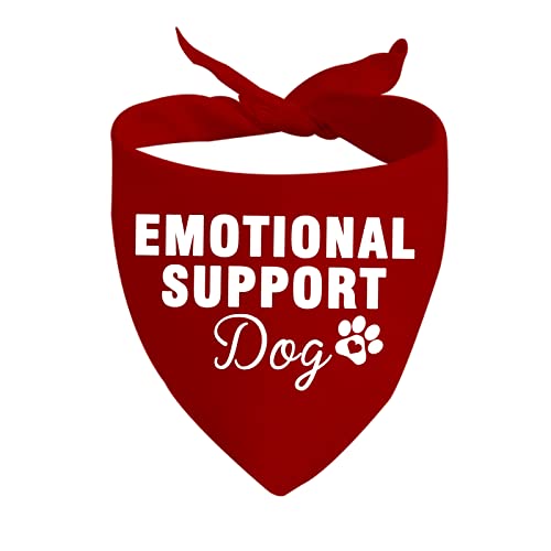 JXGZSO Puppy & ESA Dog Bandana Tie-On Scarf