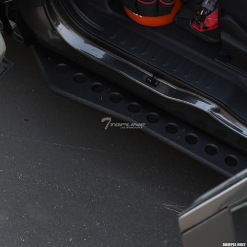 Estribos laterales negros estilo Rocker para Dodge Ram 1500 miniatura 6