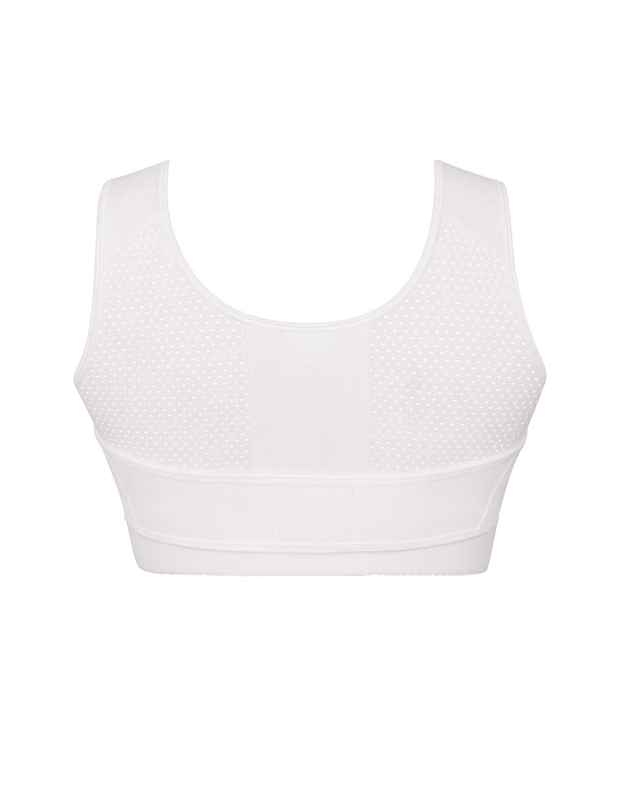 Anita Care 1164-006 Women's White Non-Padded Non-Wired Mastectomy Post Operative Bra
