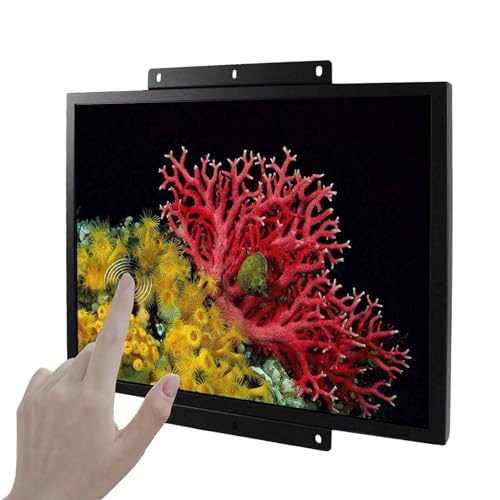 Image of VSDISPLAY 19'' 1280x1024 LCD Touchscreen Monitor 4:3 with H /D VGA DVI Input | for DIY Gaming /PC /Industrial Extra Display, 1000 Nits Brightness