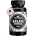 Produktbild Selen Hochdosiert: 200µg Selen - 365 Tabletten - Hoch bioverfügbar durch 3 hochwertige Selenformen: Natriumselenit, L-Selenmethionin, Selenhefe - Laborgeprüft und in Deutschland produziert