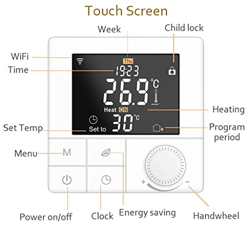 Tuya thermostat chauffage eau connecté Smart Life maison - 5