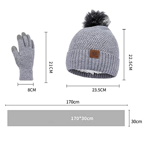Ensemble bonnet écharpe gants fille de qualité supérieure vert