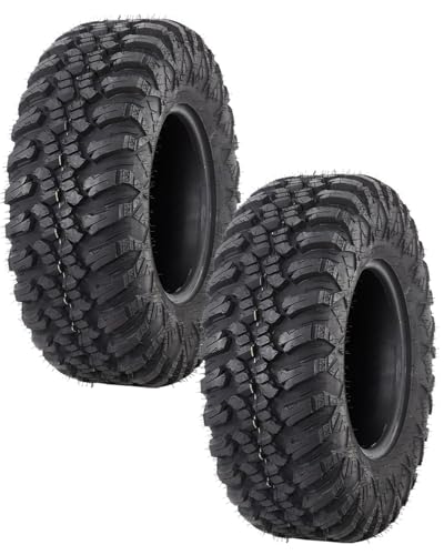Garvee Set of 2 30x10R14 UTV Tires 30x10x14 All-Terrain 8PR Tubeless Non-Directional for Mud Trail & Sand Fits 14-Inch Rims