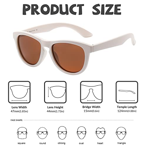 Duco Kids Sunglasses Polarized Sun Glasses Uv Protection Toddler Sunglasses Shades With Strap For Boys Girls Kids Age 3-5 #TOP3