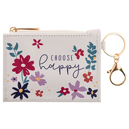 Karma Women's Zip Id Holder, Choose Happy, 4.625