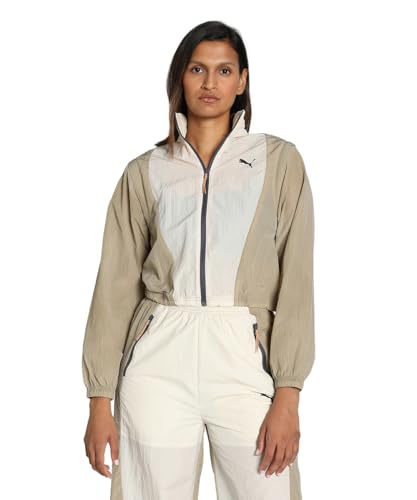 PUMA Veste à Manches Amovibles veste coupe-vent femme veste mi-saison blanche