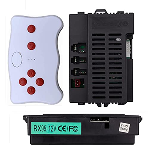 RX95 12V CE FC 2.4G Bluetooth Remote Control and Receiver Kit Controller Control Box Accessories for Children Electric Ride On Toys Car Replacement Parts