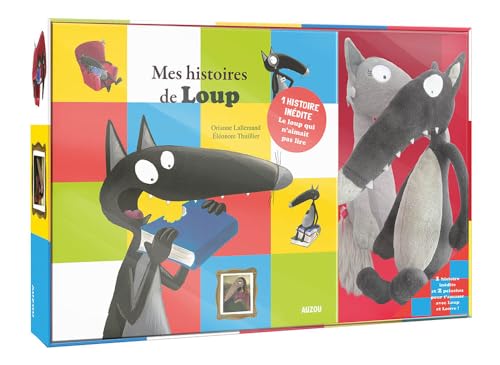 Le Loup - The Wolf - Coffret Recueil 2 titres (dont une histoire inédite) + 2 peluches - Boxed set with two stuffed animals ] (French Edition)