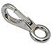 Fixed Eye Boat Snap Hook Marine Grade 316 3/4' Stainless Steel Size #2 - Pack 2