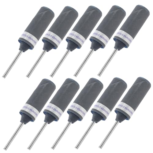 NUOBESTY 10pcs Sandpaper Stick Jewelry Polishing Pads Sanding Stick Polished Rod 2.35mm 1200 Grit for Jewelry Grinding