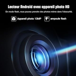 Lecteur MP4 4,02 Pouces avec Bluetooth et WiFi, Lecteur MP3 Android 80 Go avec Haut-parleurs, Lecteur de Musique pour Enfants avec Appareil Photo 13 MP, Lecteur de Musique avec Spotify, Play Store