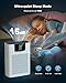 WESTHEY Air Purifiers for Home up to 1650 ft², H13 True HEPA Air Purifier for Bedroom with Air Quality Monitor, Air Cleaner for Smoke Dust Dander Wildfire
