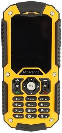 foneranger Rugged 128 Tough UK SIM-Free Mobile Phone - Yellow