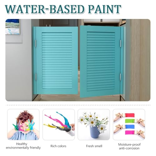 Porte del salone in legno massello naturale, 180 oscillazioni con chiusura automatica, privacy Louvered per cucina, bar, facile da installare hardware incluso, personalizzate