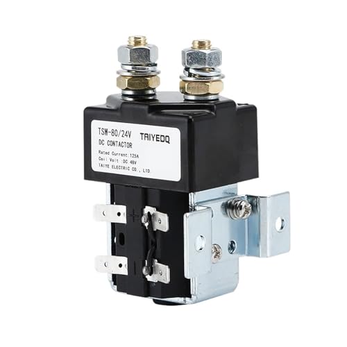 Contacteur DC 24V 125A normalement ouvert ZJW100 SW80 pour véhicule électrique