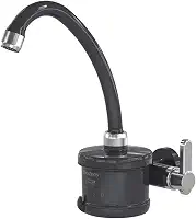 Enerbras Torneira Elétrica Plus de Parede 4 Temperaturas 4800W 127V Preta e Cromada