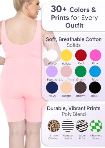 Image of STRETCH IS COMFORT Womens Plus Size Tank Unitard Athletic Rompers For Women