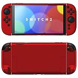 Accès Précis：Découpes adaptées pour le dock et la charge ; ports, boutons et aérations restent entièrement accessibles. Grip amovibles sans retirer l’étui coque pour switch 2.