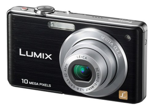 Panasonic Lumix FS7 Digital Camera - Black (10.1MP, 4x Optical