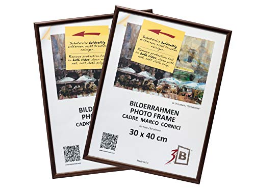 3B Set di Pezzi 2 Cornici ULM 30x40 cm - Marrone