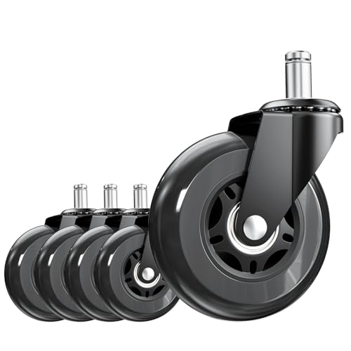 ASHGOOB 3 Inch PU Casters