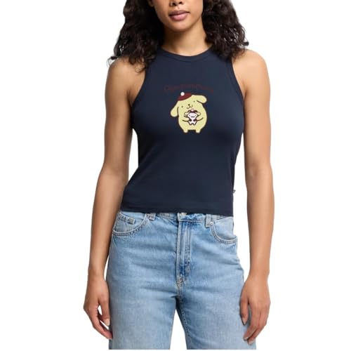 Pompompurin avec Muffin débardeur court femme vêtement Sanrio