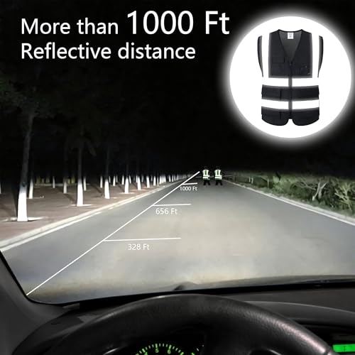 Image of Reflective Safety Vest for Men Women Construction Vest Meet ANSI /ISEA Standard