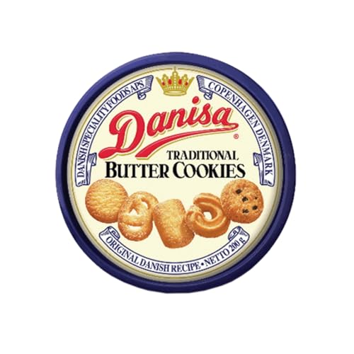 Danisa Traditional Butter Cookies 200g Danish Recipe Assorted Butter Biscuits in Gift Tin | Premium Butter Cookies