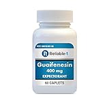 Guaifenesin 400 mg Caplets by Reliable 1 Laboratories | Cough and Mucus Relief | Expectorant for...