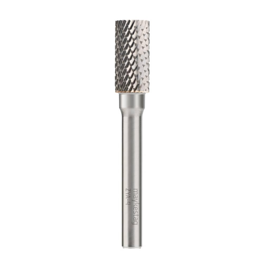 Fresa giratoria HM varilla cilíndrica con corte frontal - Diamante D. 10 x Lt. 65 x Lu. 20 x Q 6 mm. Diamwood